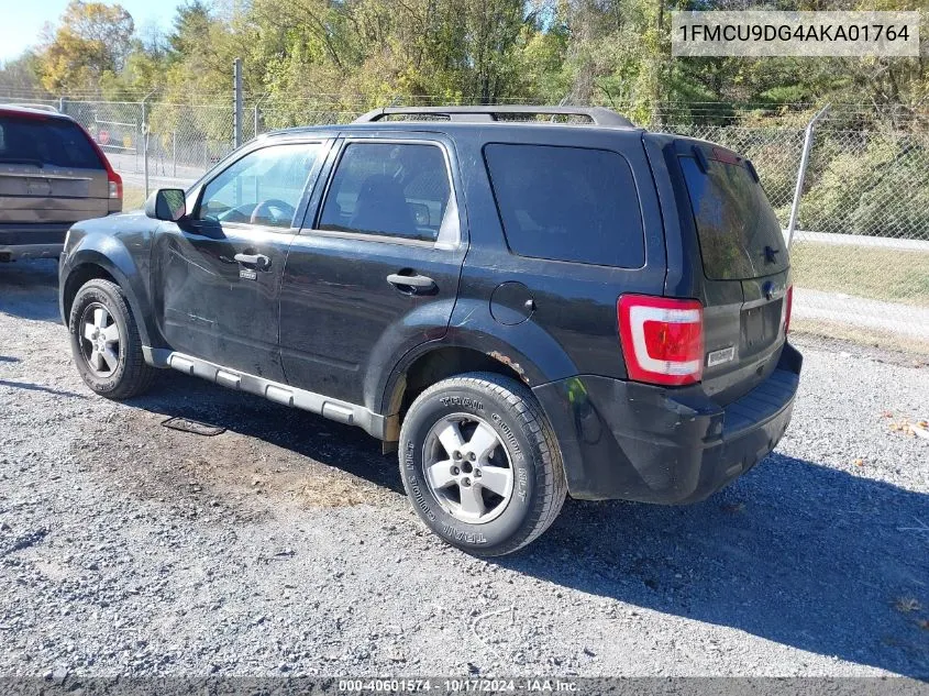 2010 Ford Escape Xlt VIN: 1FMCU9DG4AKA01764 Lot: 40601574