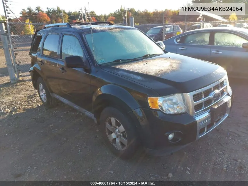 2010 Ford Escape Limited VIN: 1FMCU9EG4AKB24964 Lot: 40601764