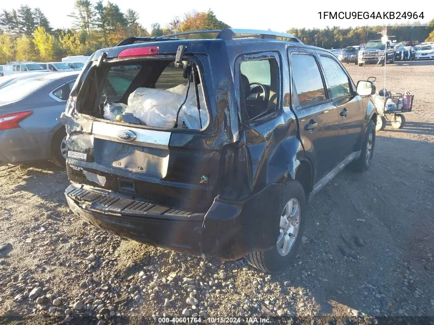 2010 Ford Escape Limited VIN: 1FMCU9EG4AKB24964 Lot: 40601764