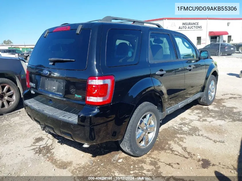 2010 Ford Escape Xlt VIN: 1FMCU9DG9AKB55306 Lot: 40624188