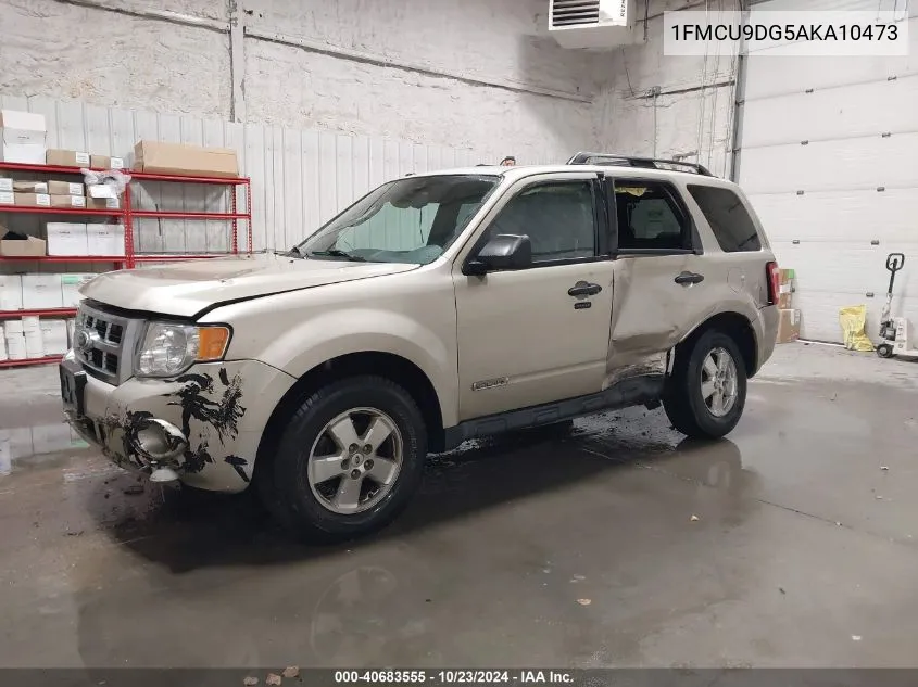 2010 Ford Escape Xlt VIN: 1FMCU9DG5AKA10473 Lot: 40683555