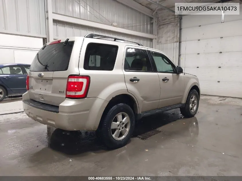 2010 Ford Escape Xlt VIN: 1FMCU9DG5AKA10473 Lot: 40683555