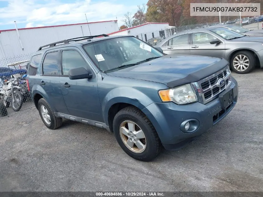 2010 Ford Escape Xlt VIN: 1FMCU9DG7AKB27732 Lot: 40694886