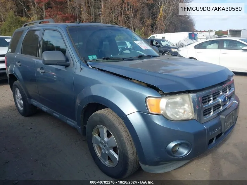 2010 Ford Escape Xlt VIN: 1FMCU9DG7AKA30580 Lot: 40702276