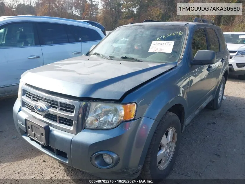 2010 Ford Escape Xlt VIN: 1FMCU9DG7AKA30580 Lot: 40702276