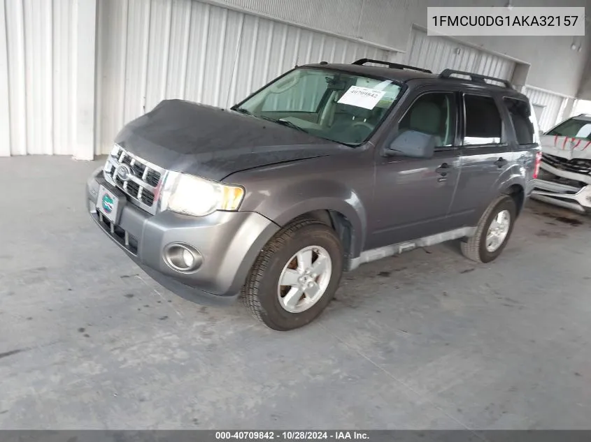 2010 Ford Escape Xlt VIN: 1FMCU0DG1AKA32157 Lot: 40709842