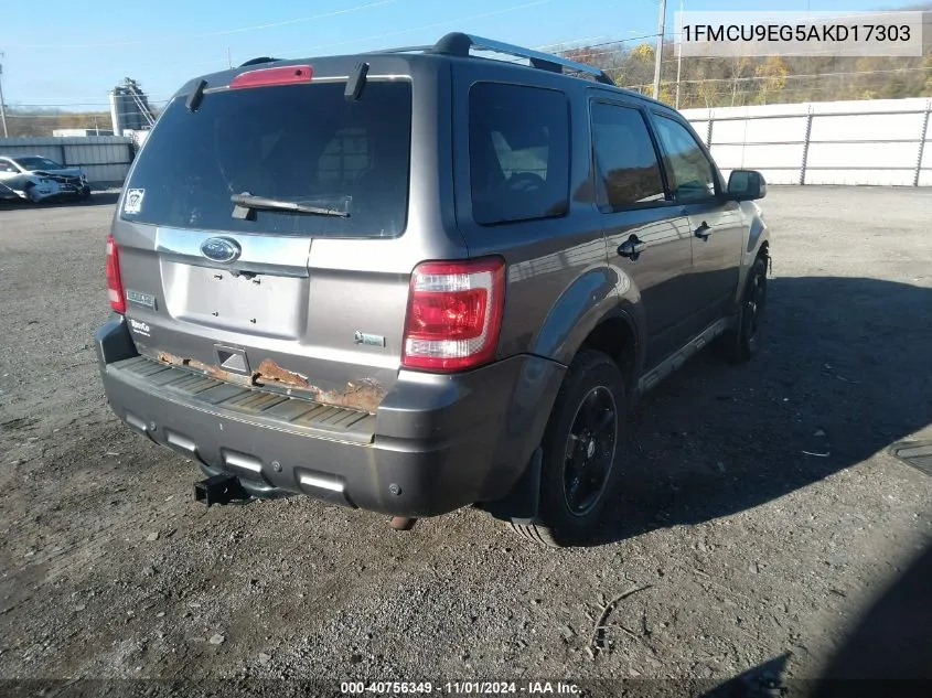 1FMCU9EG5AKD17303 2010 Ford Escape Limited