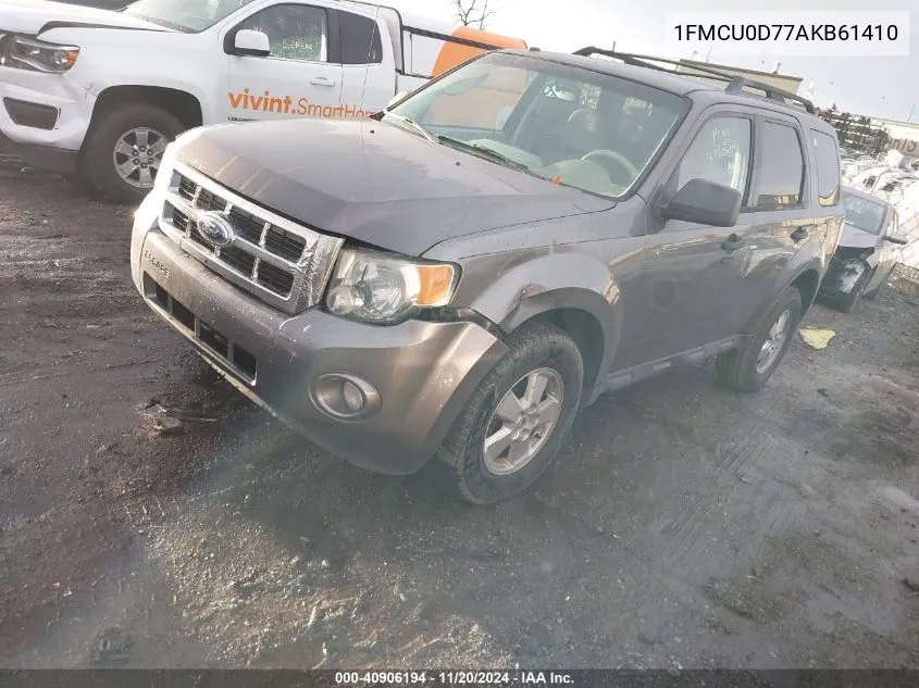 2010 Ford Escape Xlt VIN: 1FMCU0D77AKB61410 Lot: 40906194