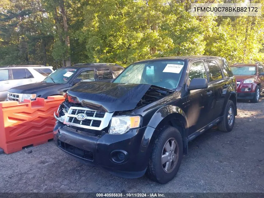 2011 Ford Escape Xls VIN: 1FMCU0C78BKB82172 Lot: 40555835