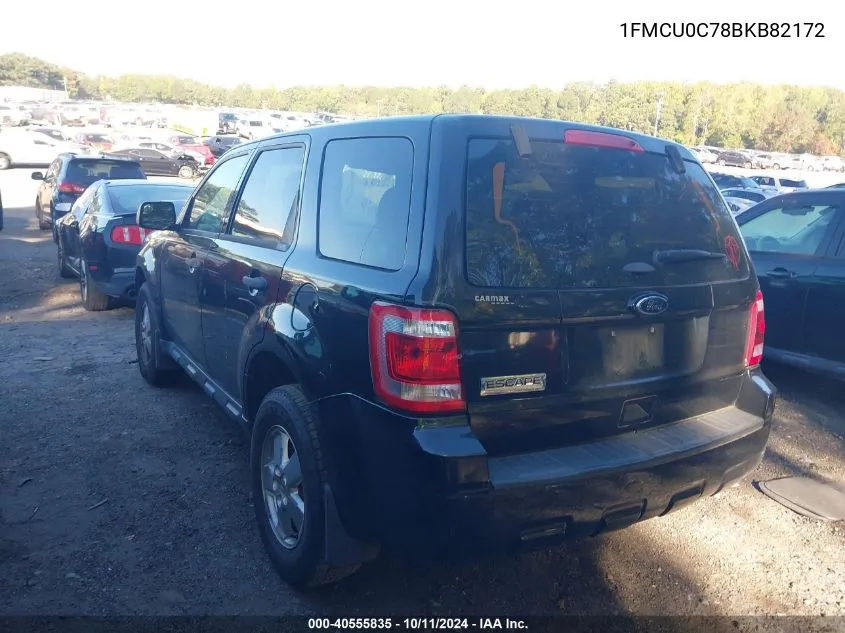 1FMCU0C78BKB82172 2011 Ford Escape Xls