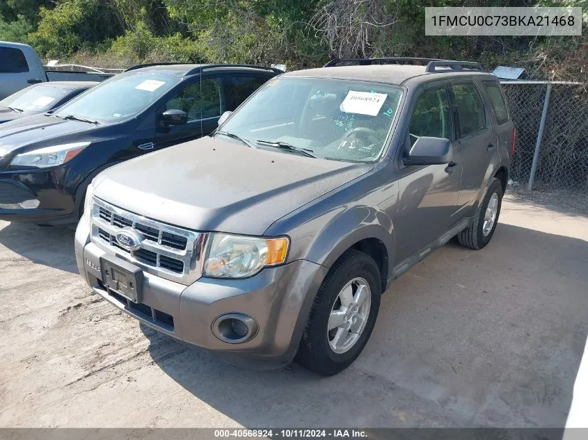 2011 Ford Escape Xls VIN: 1FMCU0C73BKA21468 Lot: 40568924