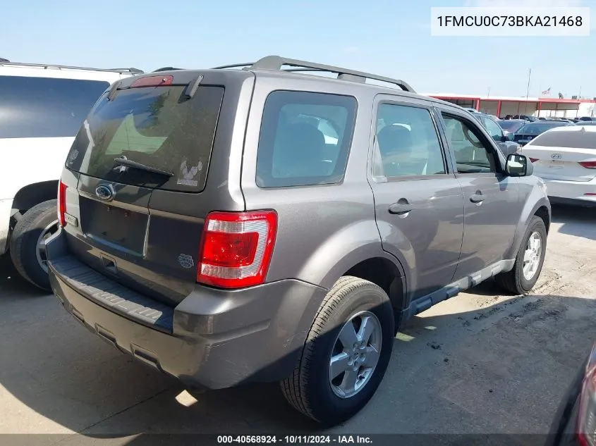 2011 Ford Escape Xls VIN: 1FMCU0C73BKA21468 Lot: 40568924