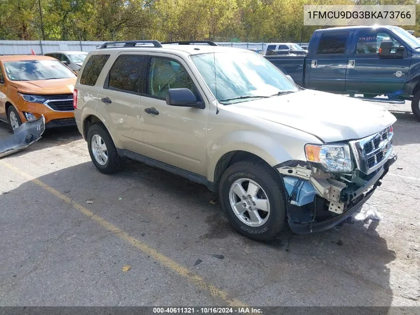 2011 Ford Escape Xlt VIN: 1FMCU9DG3BKA73766 Lot: 40611321