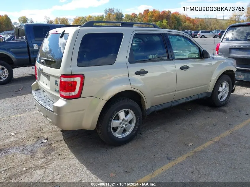 2011 Ford Escape Xlt VIN: 1FMCU9DG3BKA73766 Lot: 40611321