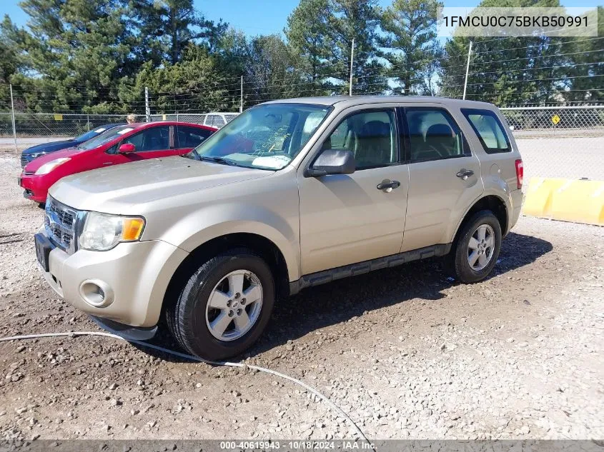 1FMCU0C75BKB50991 2011 Ford Escape Xls