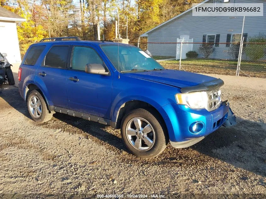 2011 Ford Escape Xlt VIN: 1FMCU9DG9BKB96682 Lot: 40656355