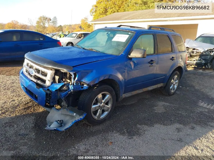 2011 Ford Escape Xlt VIN: 1FMCU9DG9BKB96682 Lot: 40656355