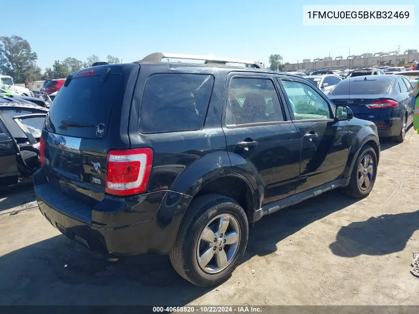 2011 Ford Escape Limited VIN: 1FMCU0EG5BKB32469 Lot: 40658520