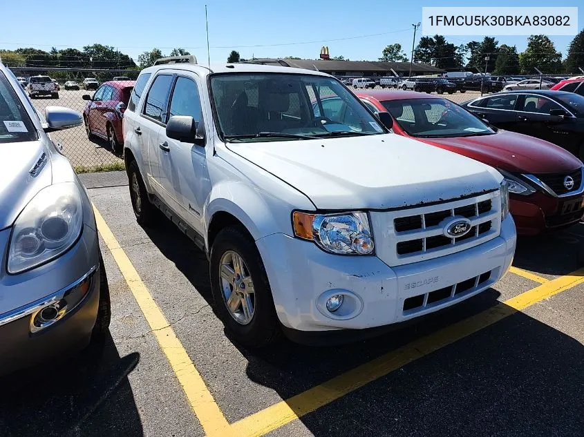 2011 Ford Escape Hybrid VIN: 1FMCU5K30BKA83082 Lot: 40659382