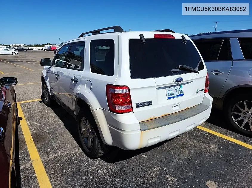 2011 Ford Escape Hybrid VIN: 1FMCU5K30BKA83082 Lot: 40659382