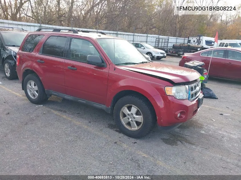 2011 Ford Escape Xlt VIN: 1FMCU9DG1BKB08224 Lot: 40693813