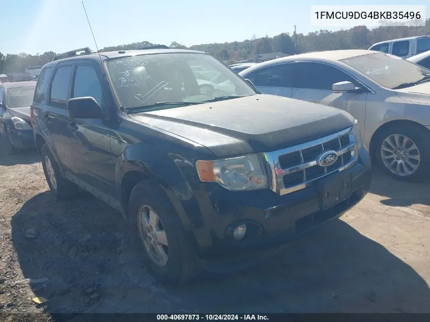 2011 Ford Escape Xlt VIN: 1FMCU9DG4BKB35496 Lot: 40697873