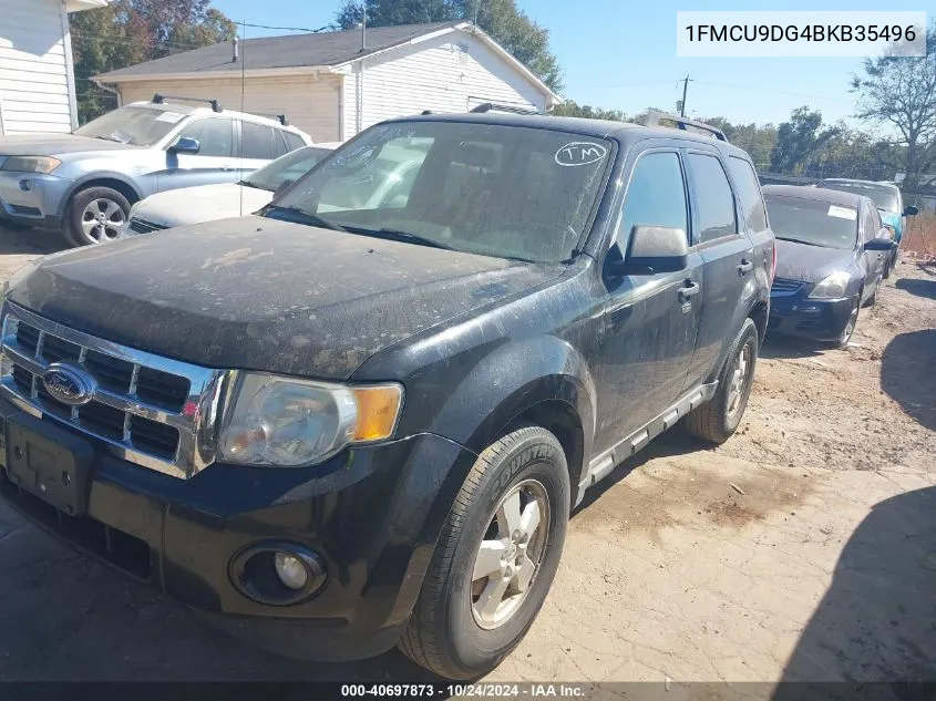 2011 Ford Escape Xlt VIN: 1FMCU9DG4BKB35496 Lot: 40697873