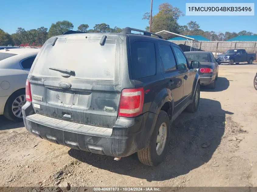 2011 Ford Escape Xlt VIN: 1FMCU9DG4BKB35496 Lot: 40697873