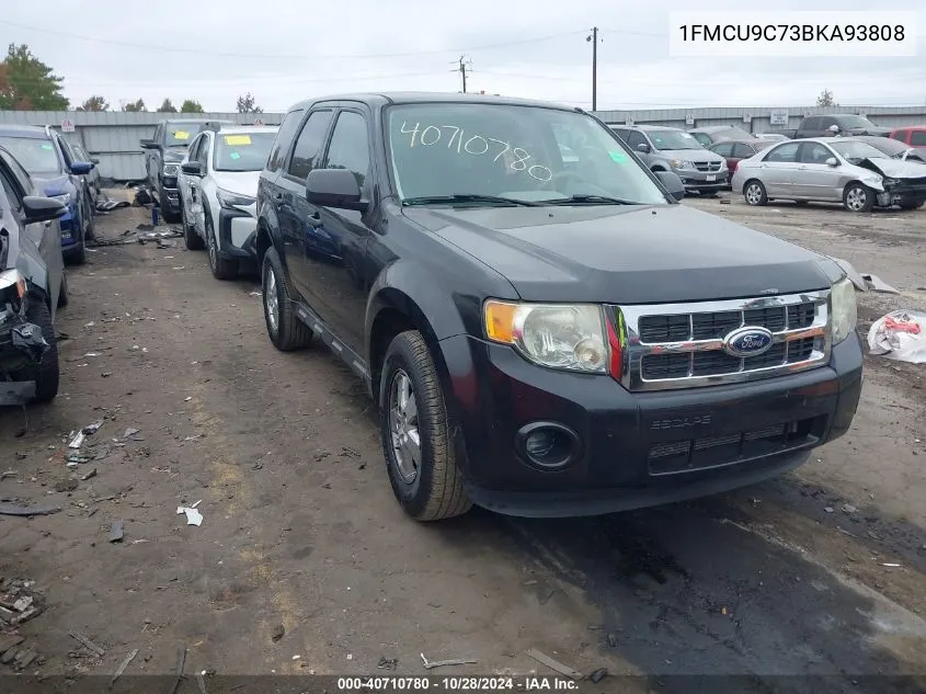 2011 Ford Escape Xls VIN: 1FMCU9C73BKA93808 Lot: 40710780