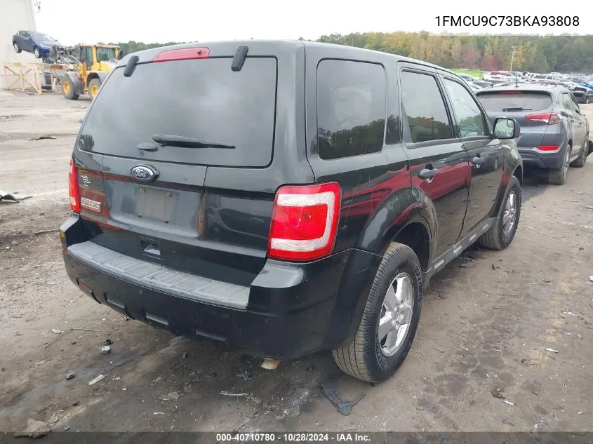 2011 Ford Escape Xls VIN: 1FMCU9C73BKA93808 Lot: 40710780