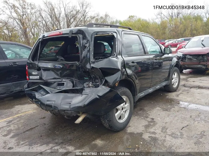 1FMCU0DG1BKB45348 2011 Ford Escape Xlt