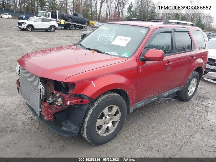 2012 Ford Escape Limited VIN: 1FMCU0EG9CKA85562 Lot: 40252925