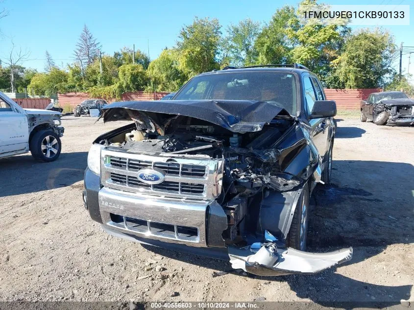 1FMCU9EG1CKB90133 2012 Ford Escape Limited