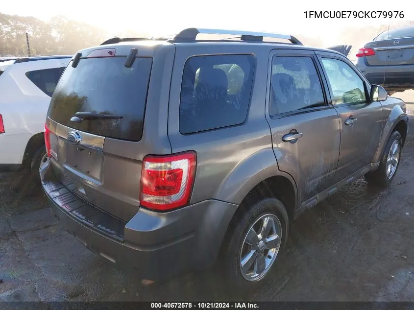 1FMCU0E79CKC79976 2012 Ford Escape Limited