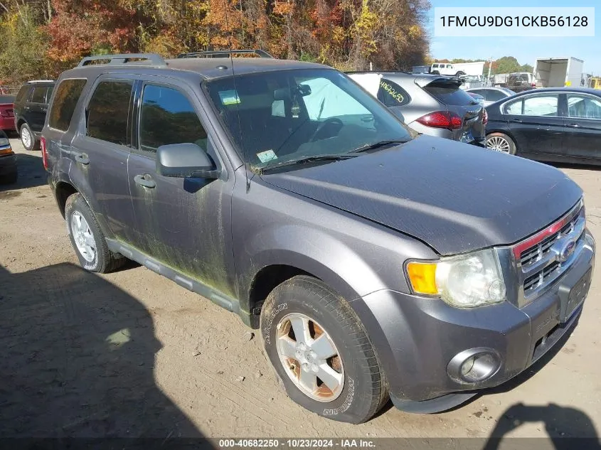 2012 Ford Escape Xlt VIN: 1FMCU9DG1CKB56128 Lot: 40682250