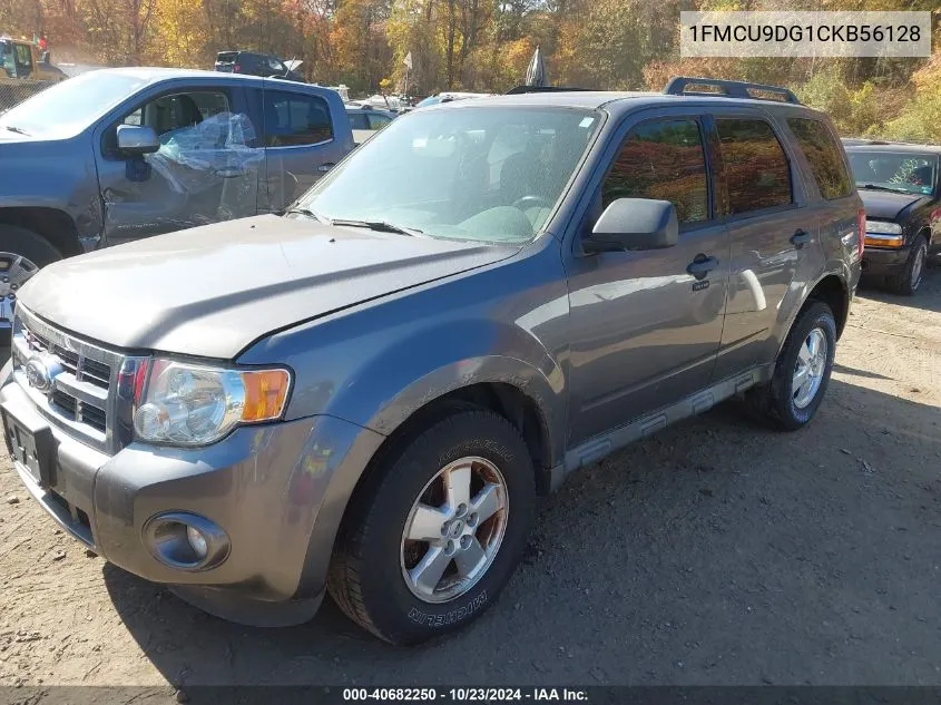 2012 Ford Escape Xlt VIN: 1FMCU9DG1CKB56128 Lot: 40682250