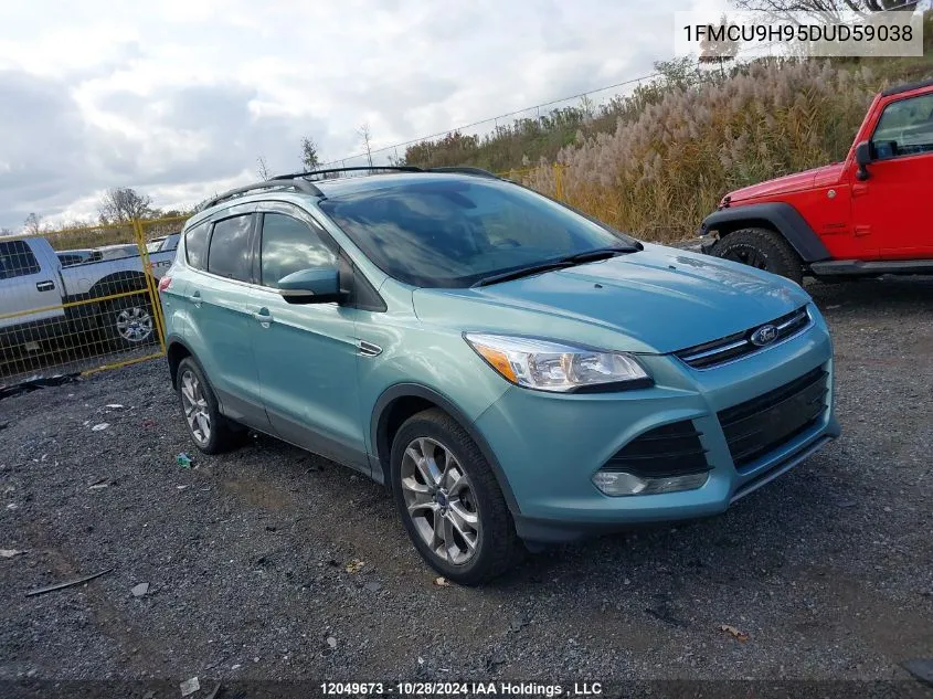 2013 Ford Escape Sel VIN: 1FMCU9H95DUD59038 Lot: 12049673