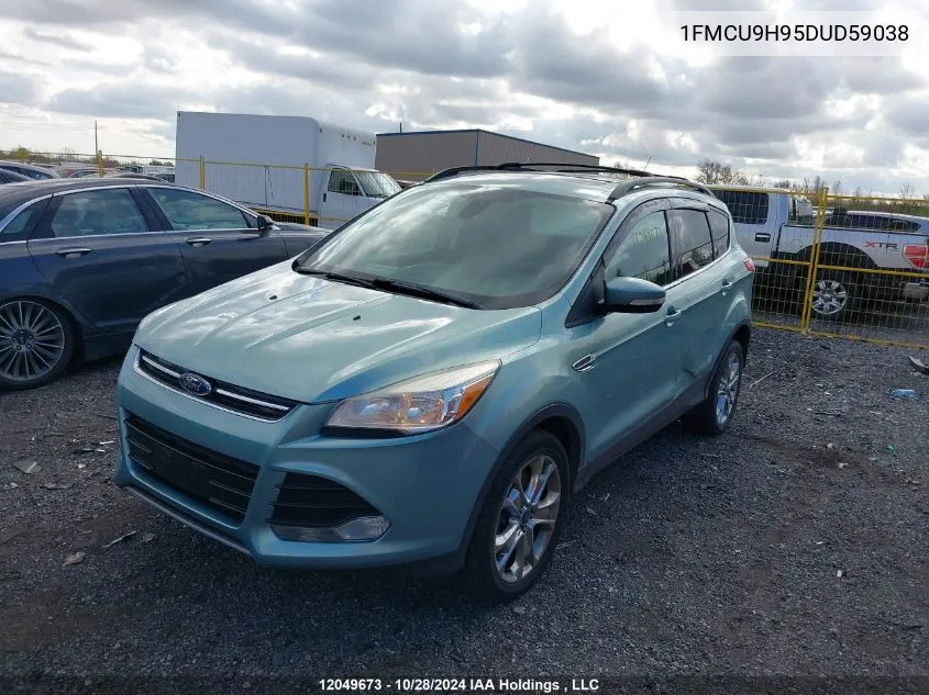 2013 Ford Escape Sel VIN: 1FMCU9H95DUD59038 Lot: 12049673