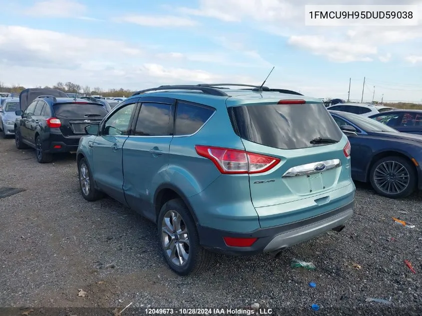 2013 Ford Escape Sel VIN: 1FMCU9H95DUD59038 Lot: 12049673