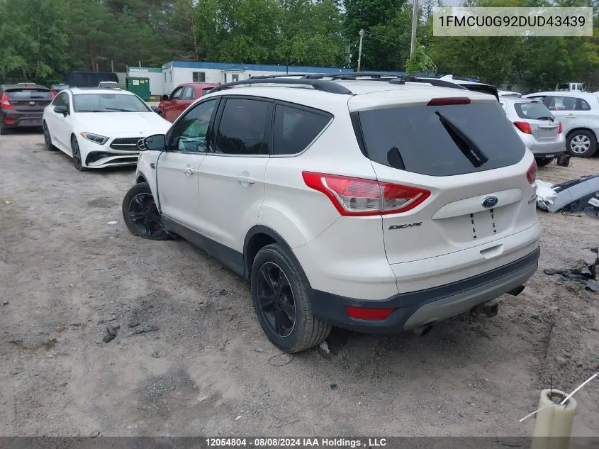 2013 Ford Escape Se VIN: 1FMCU0G92DUD43439 Lot: 12054804