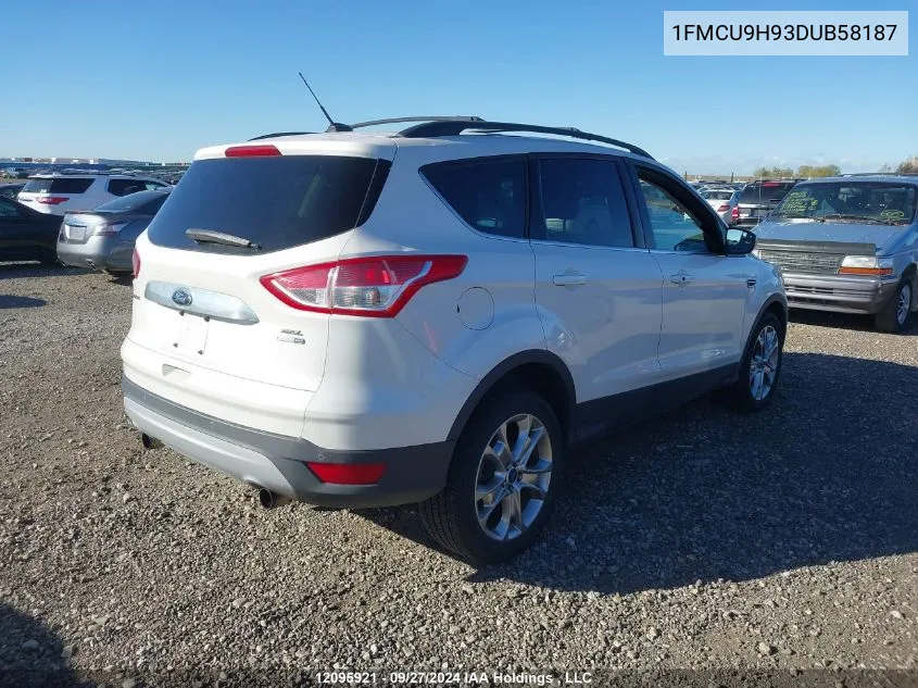 2013 Ford Escape Sel VIN: 1FMCU9H93DUB58187 Lot: 12095921