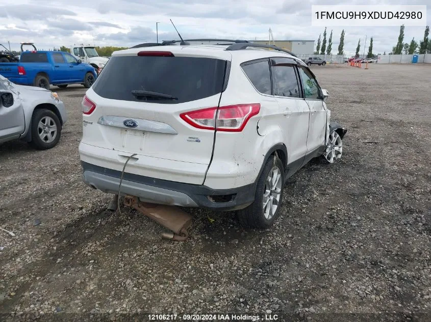 2013 Ford Escape Sel VIN: 1FMCU9H9XDUD42980 Lot: 12106217