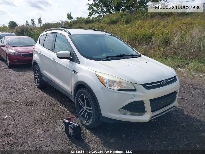 2013 Ford Escape VIN: 1FMCU0GX1DUC27986 Lot: 12113655