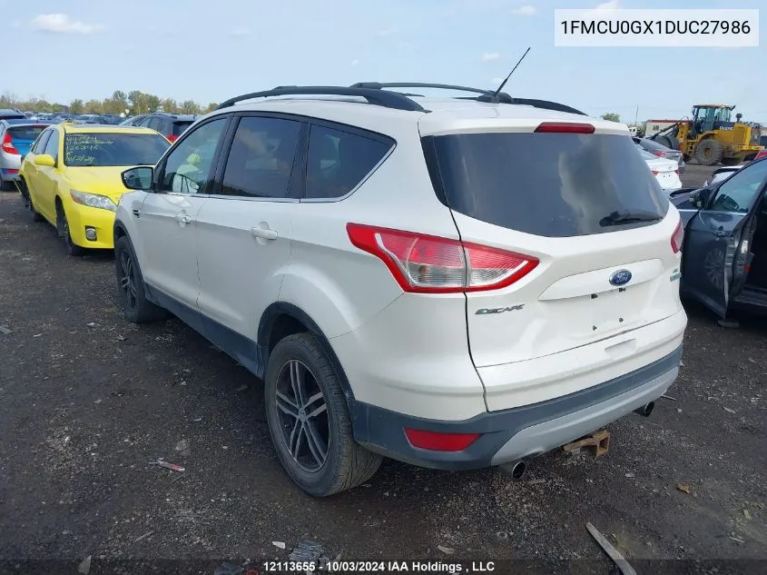 2013 Ford Escape VIN: 1FMCU0GX1DUC27986 Lot: 12113655