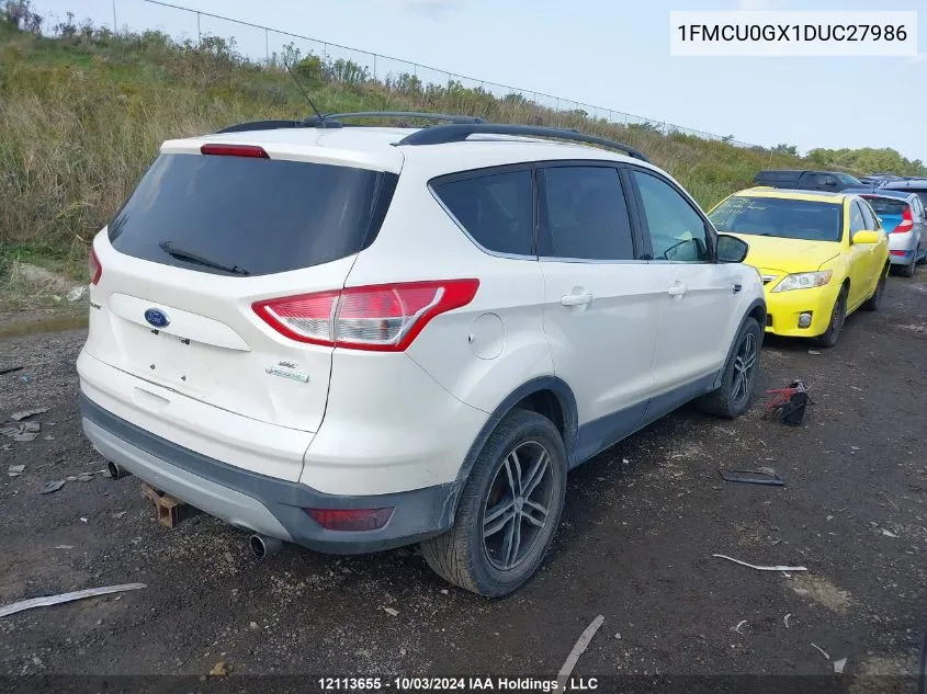 2013 Ford Escape VIN: 1FMCU0GX1DUC27986 Lot: 12113655