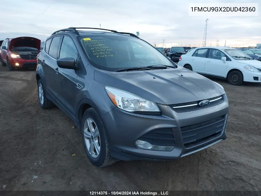 2013 Ford Escape Se VIN: 1FMCU9GX2DUD42360 Lot: 12114375