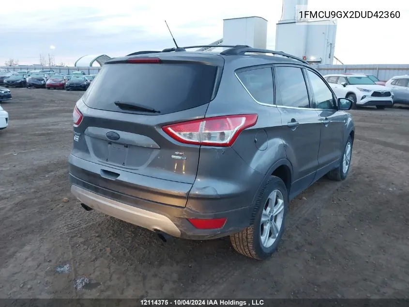 2013 Ford Escape Se VIN: 1FMCU9GX2DUD42360 Lot: 12114375