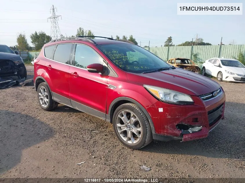 2013 Ford Escape Sel VIN: 1FMCU9H94DUD73514 Lot: 12116817