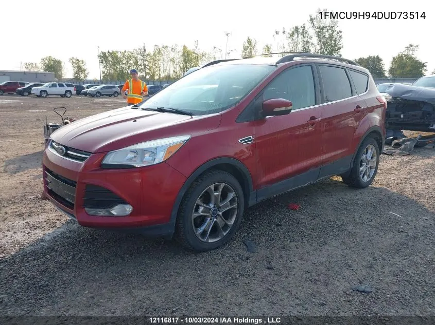 2013 Ford Escape Sel VIN: 1FMCU9H94DUD73514 Lot: 12116817