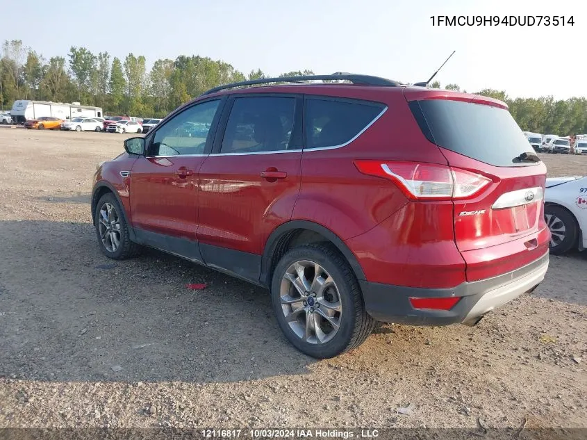 2013 Ford Escape Sel VIN: 1FMCU9H94DUD73514 Lot: 12116817